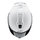 Alpinestars Supertech R10 Solid Gloss White/Matte Black Helmet