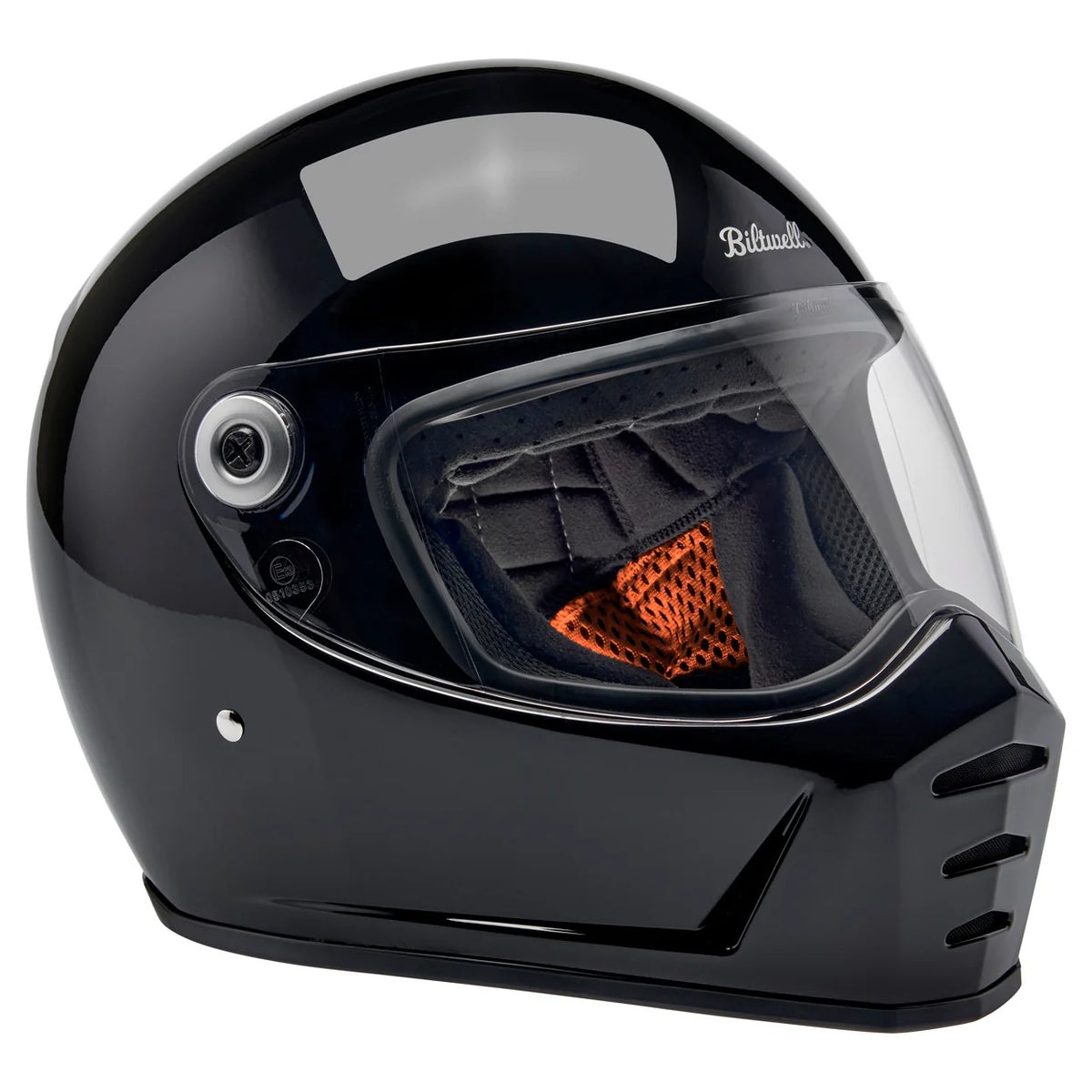 Biltwell Lane Splitter Gloss Black Helmet