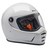 Biltwell Lane Splitter Gloss White Helmet