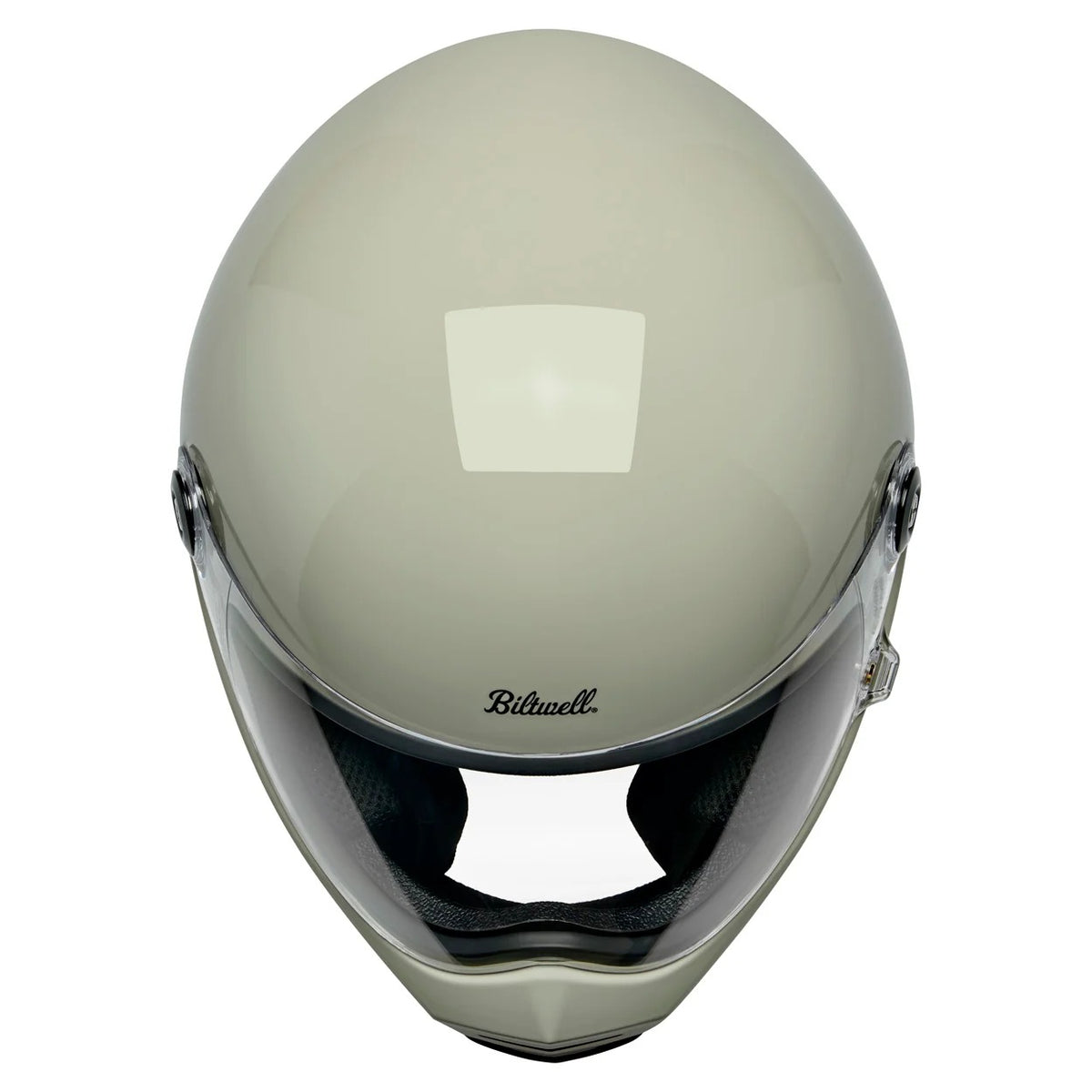 Biltwell Lane Splitter Gloss Chalk Helmet