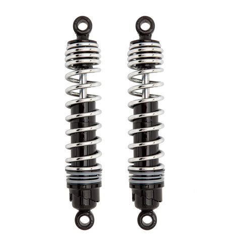 Progressive Suspension PS-412CRZ-4065C 412 Cruise Series 12.5" Standard Spring Rate Rear Shock Absorbers Chrome for Harley-Davidson Sportster 79-21
