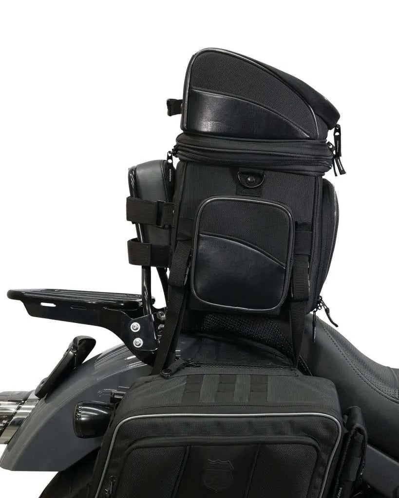 Nelson-Rigg NR-225 Route 1 Getaway 2.0 Backrest Rack Bag 24L