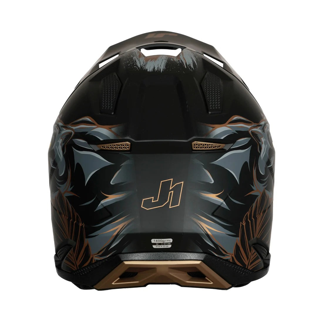 Just1 J40 Panter Matte Black Helmet