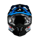 Just1 J39 Suppressor Gloss Red/Blue/Black Helmet