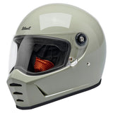 Biltwell Lane Splitter Gloss Chalk Helmet
