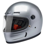 Biltwell Gringo SV Gloss Silver Helmet