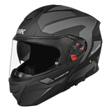 SMK Gullwing Sonic Matte Black/Grey MA266 Helmet
