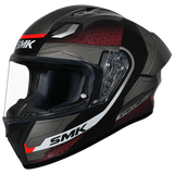 SMK Stellar Sport Flight Gloss Black/Red/Grey GL236 Helmet