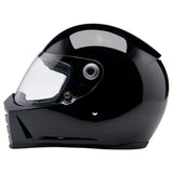 Biltwell Lane Splitter Gloss Black Helmet