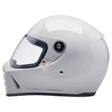 Biltwell Lane Splitter Gloss White Helmet