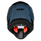 SMK Allterra Solid Gloss Sharkskin Blue GL201 Helmet