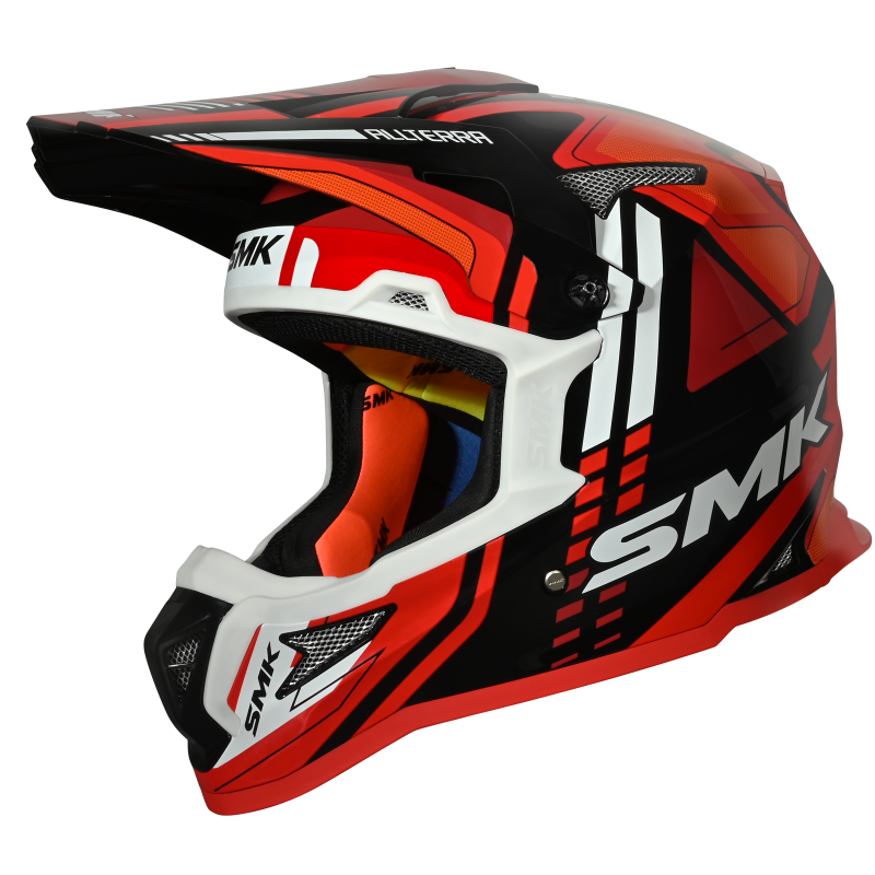 SMK Allterra X-Sprint Gloss Black/Red/White GL231 Helmet