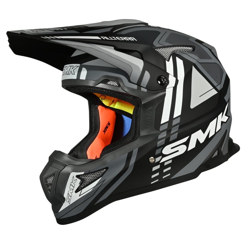 SMK Allterra X-Sprint Matte Black/Grey/White MA261 Helmet