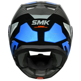 SMK Gullwing Sonic Gloss Black/Blue/Grey GL256 Helmet