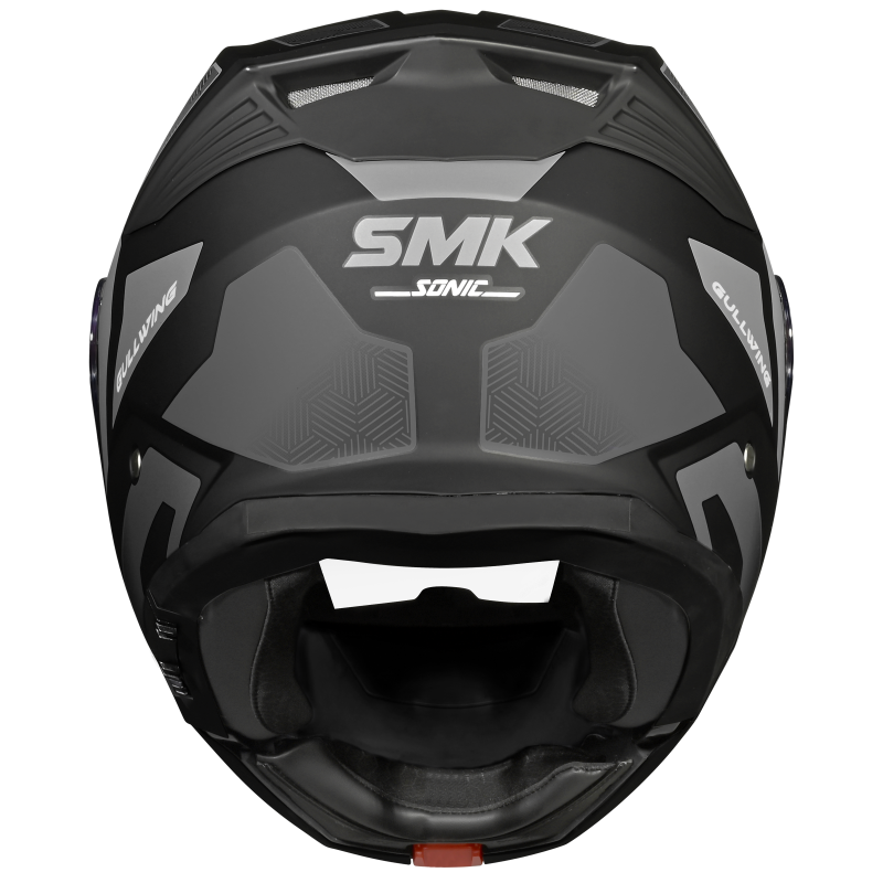 SMK Gullwing Sonic Matte Black/Grey MA266 Helmet