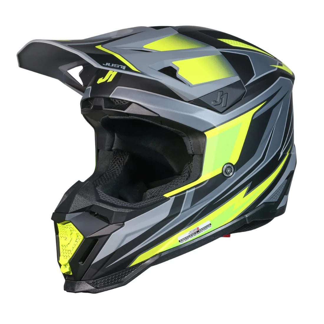 Just1 J40 Speed Matte Fluro Yellow/Black Helmet
