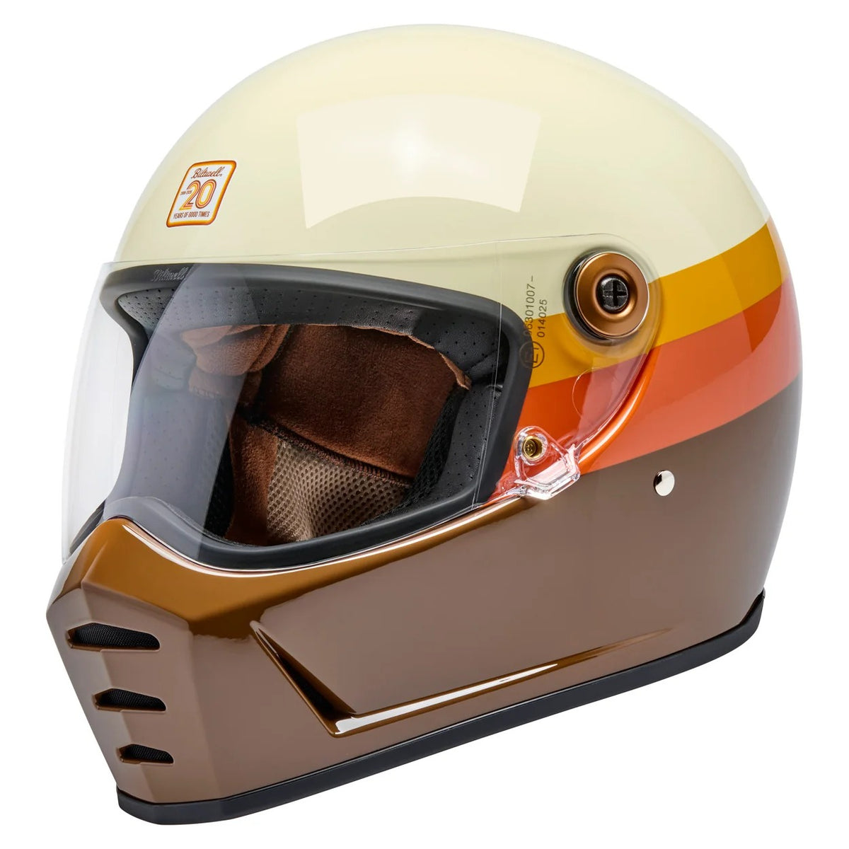 Biltwell Lane Splitter Gloss 20th Anniversary Helmet