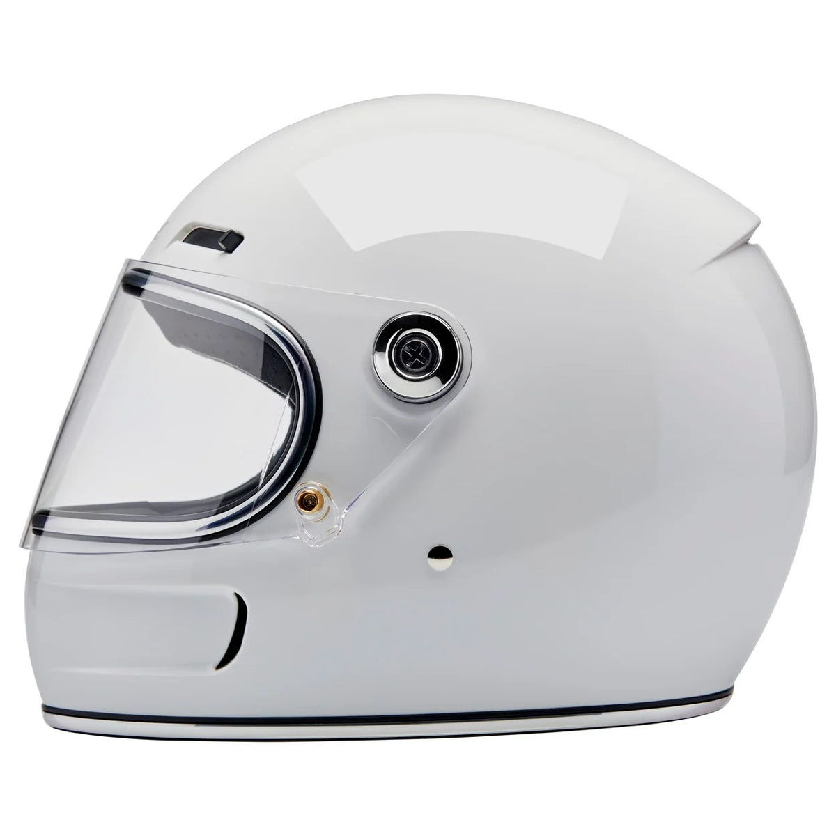 Biltwell Gringo SV Gloss White Helmet