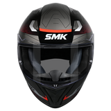 SMK Stellar Sport Flight Gloss Black/Red/Grey GL236 Helmet