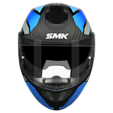 SMK Gullwing Sonic Gloss Black/Blue/Grey GL256 Helmet