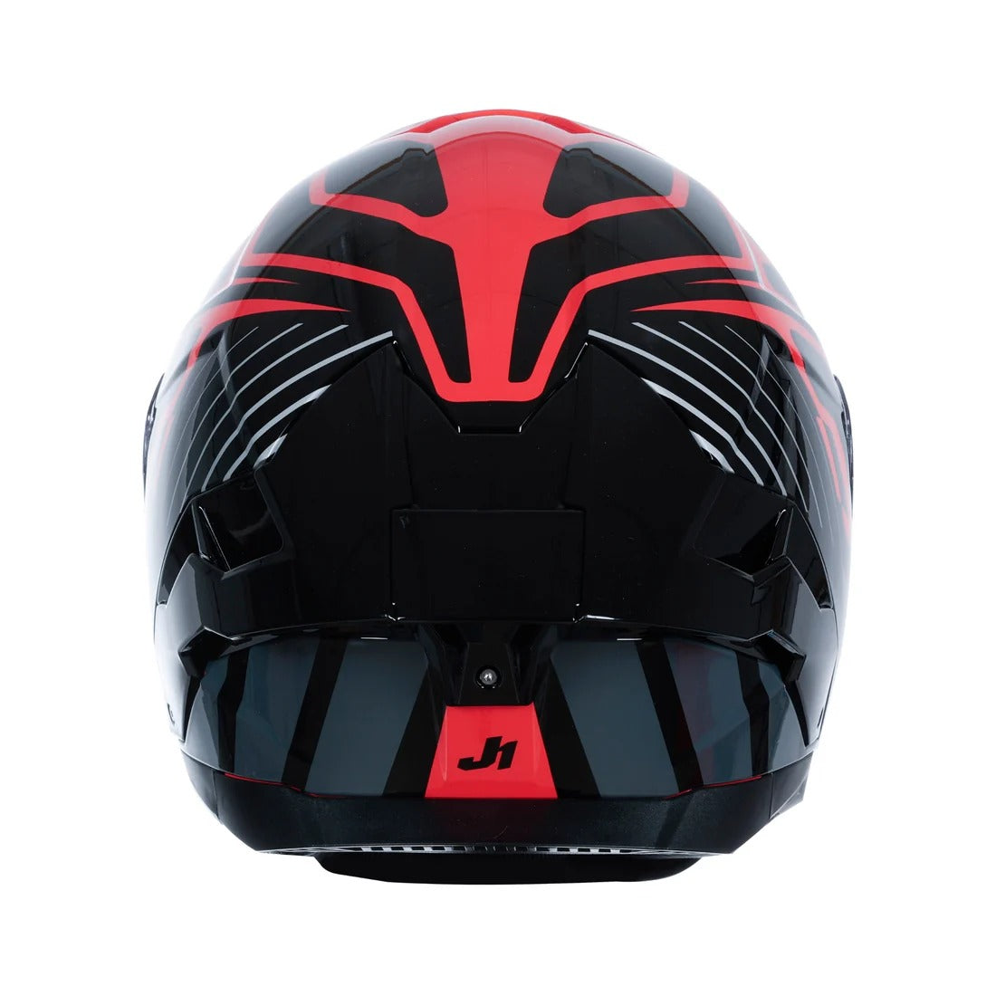 Just1 J-STR Tactical Gloss Silver/Red Helmet