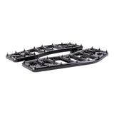 Thrashin Supply TS-TSC-2219-1 Aggressor Front Rider Floorboards Black for Harley-Davidson Touring 82-16/FL Softail 86-17/Dyna Switchback 12-16