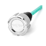 Figurati Designs FIG-FD01-MAGDS-DYNA-KN-SS Magnetic Engine Oil Dipstick Silver for Harley-Davidson Dyna 06-17