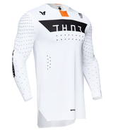 Thor 2025 Sportmode Rogue White/Orange Jersey