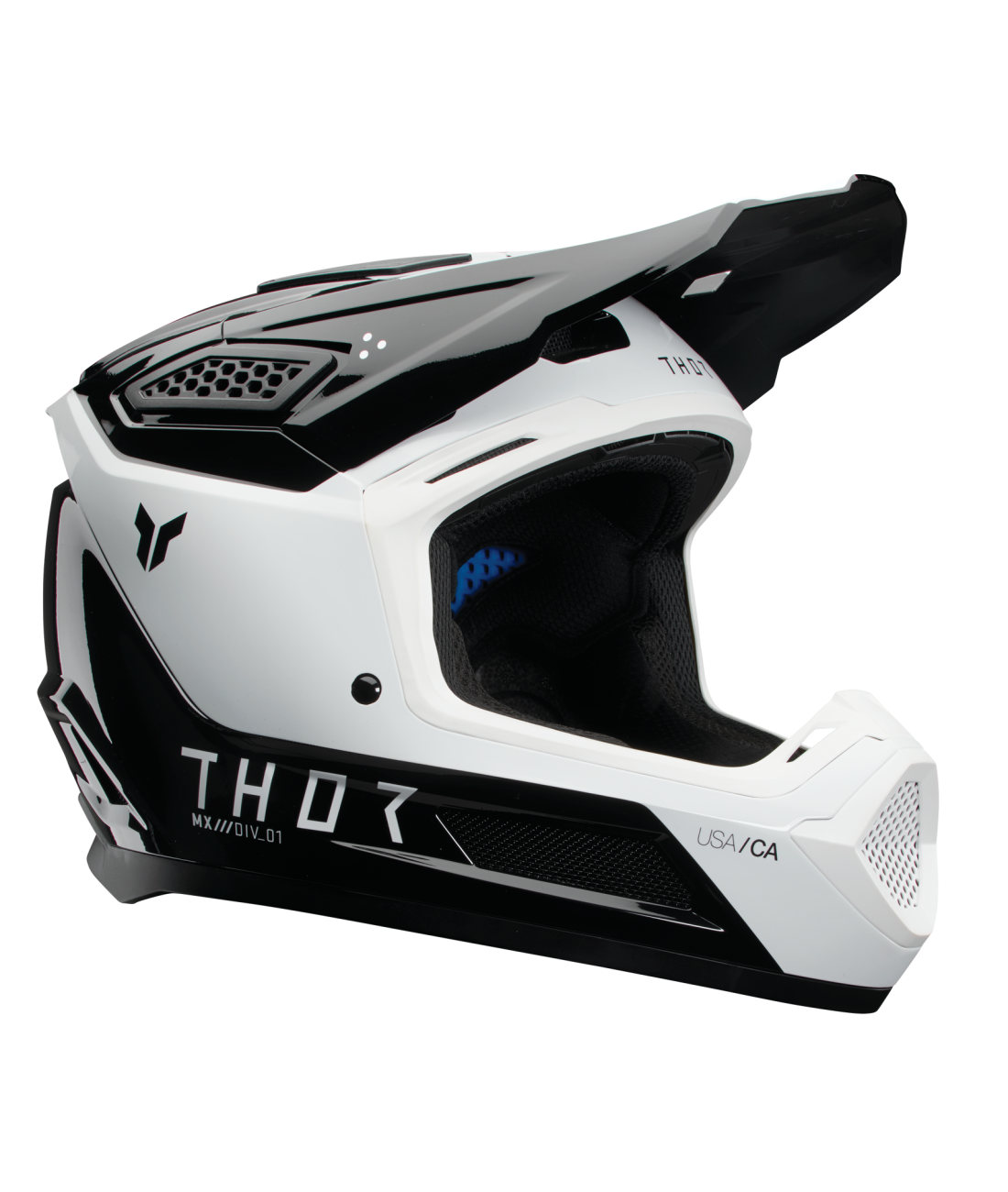 Thor 2026 Fleet Storm Gloss Black/White Helmet