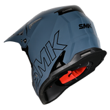 SMK Allterra Solid Gloss Sharkskin Blue GL201 Helmet