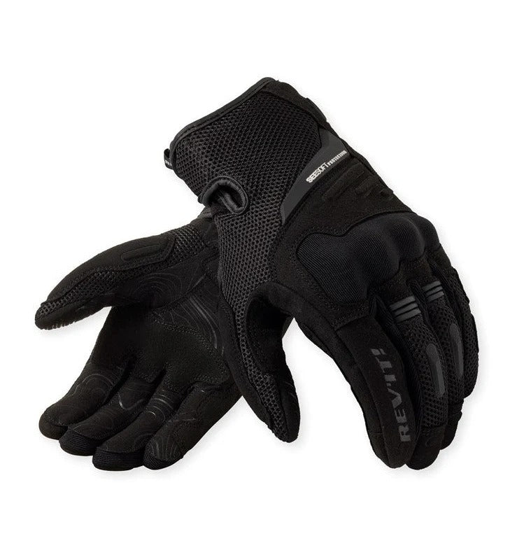 REV'IT! Cavern Black Gloves