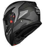 SMK Gullwing Sonic Matte Black/Grey MA266 Helmet