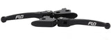 Flo Motorsports FLO-HD-813 MX Levers Black for Harley-Davidson CVO Touring 23-Up/Street Glide/Road Glide 24-Up/Touring 25-Up