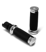 Performance Machine P00632105MCH Contour Handgrips Chrome for Harley-Davidson CVO Touring 23-Up/Street Glide/Road Glide 24-Up/Touring/Softail 25-Up