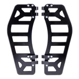 Thrashin Supply TS-TSC-2219-1 Aggressor Front Rider Floorboards Black for Harley-Davidson Touring 82-16/FL Softail 86-17/Dyna Switchback 12-16
