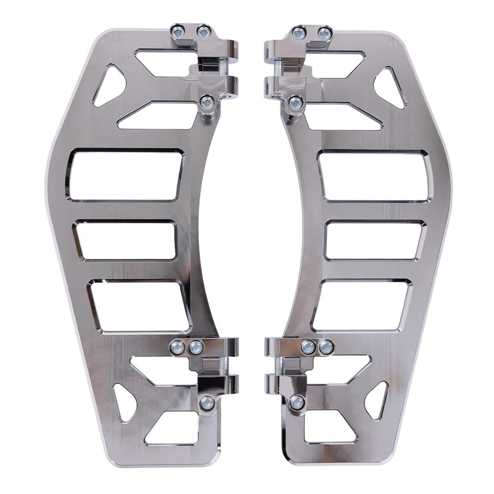 Thrashin Supply TS-TSC-2219-3 Aggressor Rider Floorboards Chrome for Harley-Davidson Touring 82-16/FL Softail 86-17/Dyna Switchback 12-16
