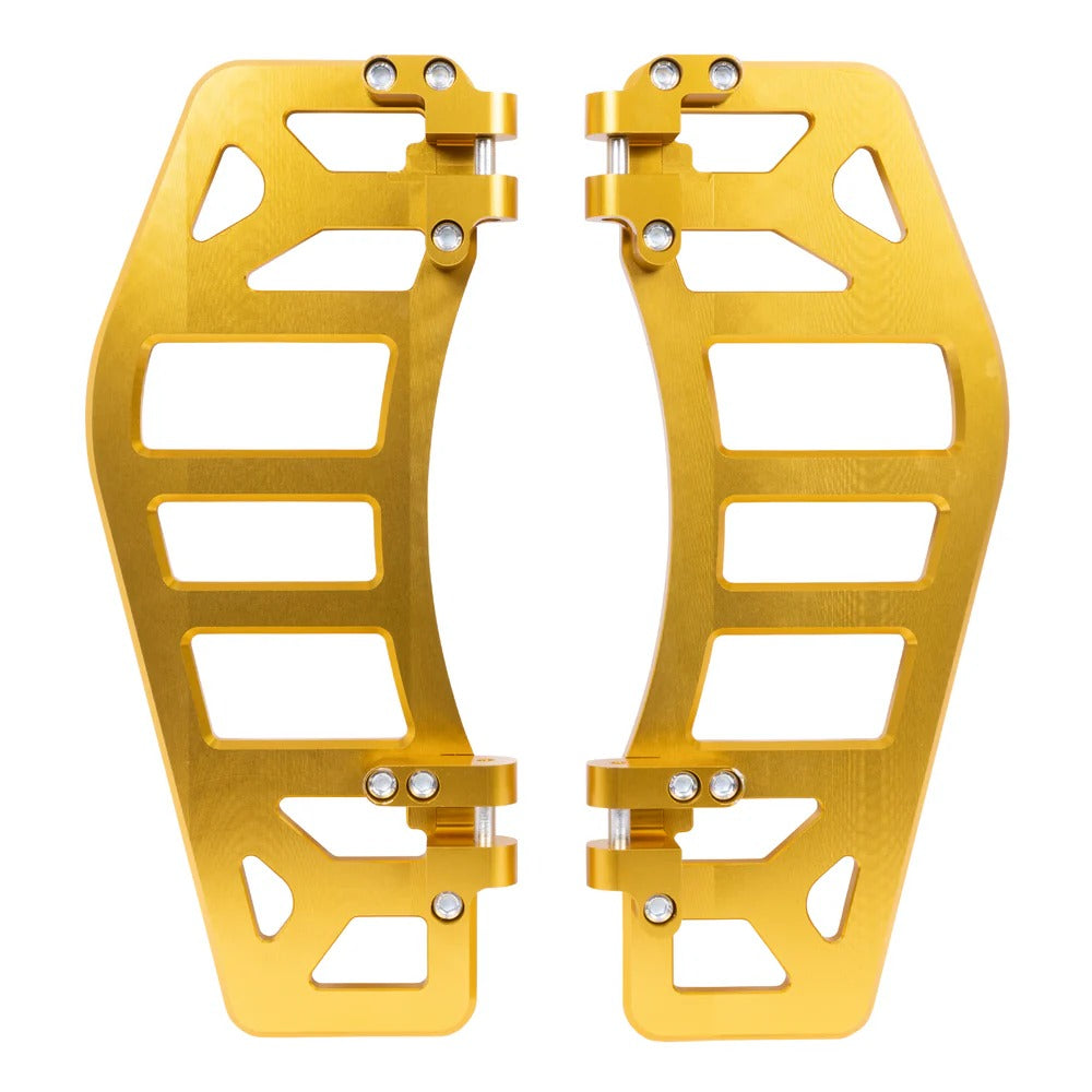Thrashin Supply TS-TSC-2219-5 Aggressor Rider Floorboards Gold for Harley-Davidson Touring 82-16/FL Softail 86-17/Dyna Switchback 12-16