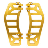 Thrashin Supply TS-TSC-2219-5 Aggressor Rider Floorboards Gold for Harley-Davidson Touring 82-16/FL Softail 86-17/Dyna Switchback 12-16