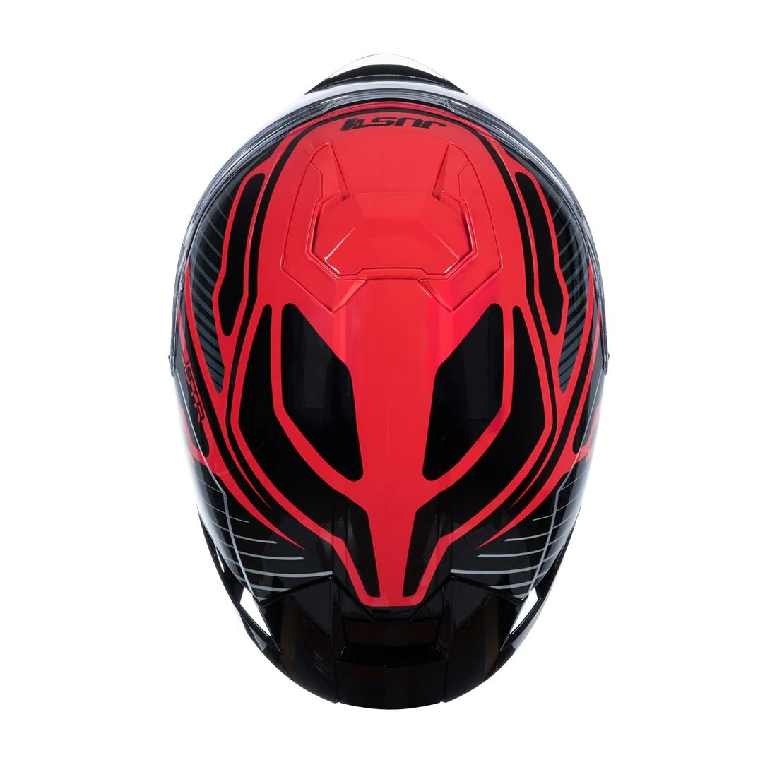 Just1 J-STR Tactical Gloss Silver/Red Helmet