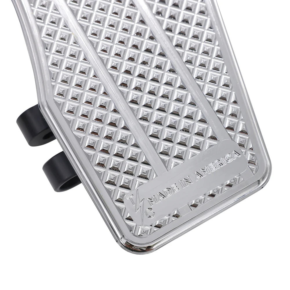 Thrashin Supply TS-TSC-2200-3 Bagger Rider Floorboards Chrome for Harley-Davidson Touring 82-16/FL Softail 86-17/Dyna Switchback 12-16