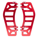 Thrashin Supply TS-TSC-2219-2 Aggressor Rider Floorboards Red for Harley-Davidson Touring 82-16/FL Softail 86-17/Dyna Switchback 12-16