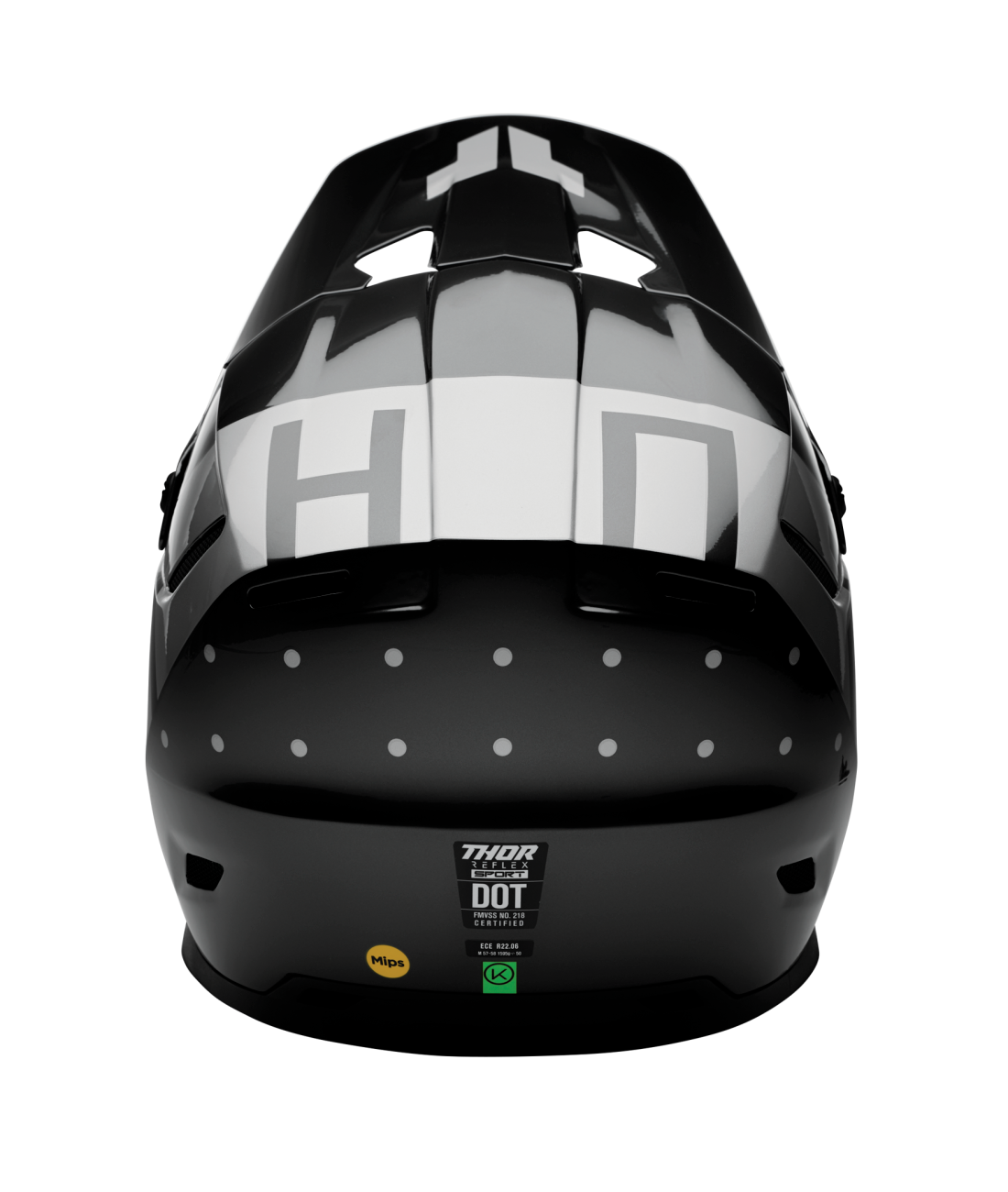 Thor 2026 Reflex Sport Rogue Gloss Charcoal/Silver Helmet