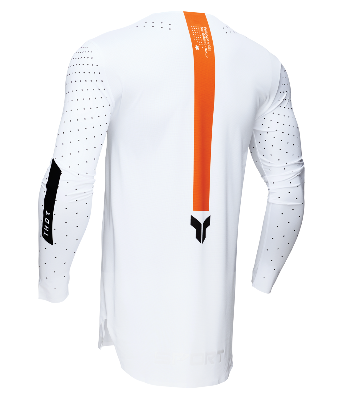 Thor 2025 Sportmode Rogue White/Orange Jersey