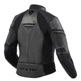 REV'IT! Median Black/Anthracite Womens Leather Jacket