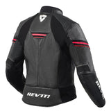 REV'IT! Median Black/Pink Womens Leather Jacket