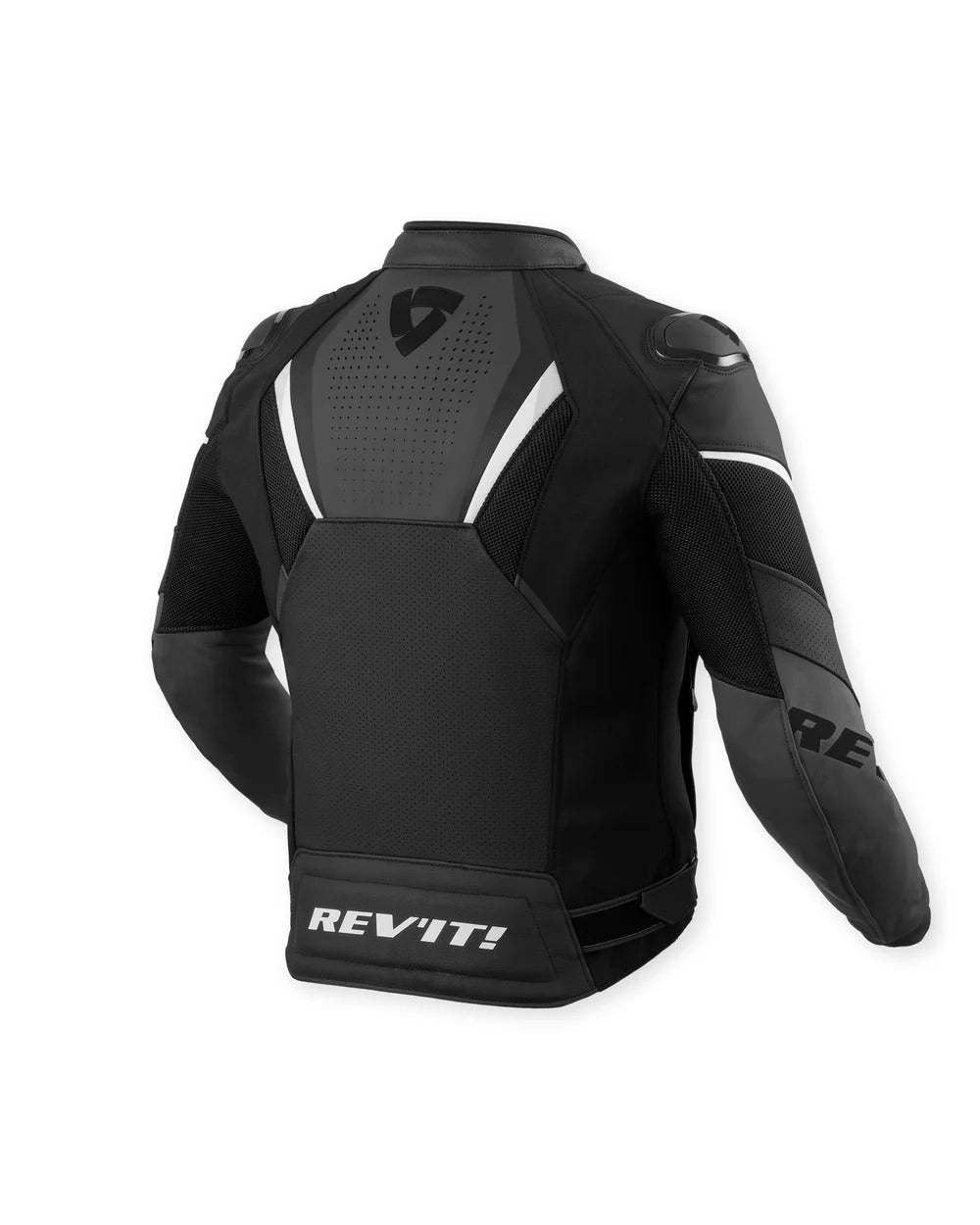 REV'IT! Automate Black Leather Jacket