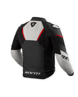 REV'IT! Automate Black/Light Grey Leather Jacket