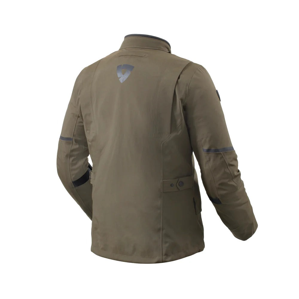 REV'IT! Trench 2 GTX Black/Olive Textile Jacket