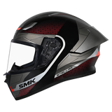 SMK Stellar Sport Flight Gloss Black/Red/Grey GL236 Helmet