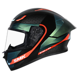 SMK Stellar Sport Flight Gloss Black/Blue/Orange GL257C Helmet